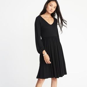 Fit & Flare Jersey Dress | Old Navy